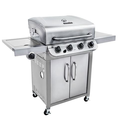 charbroil char broil stainless steel 4 burner barbecue with cabinet|Char-Broil professional 4 burner.